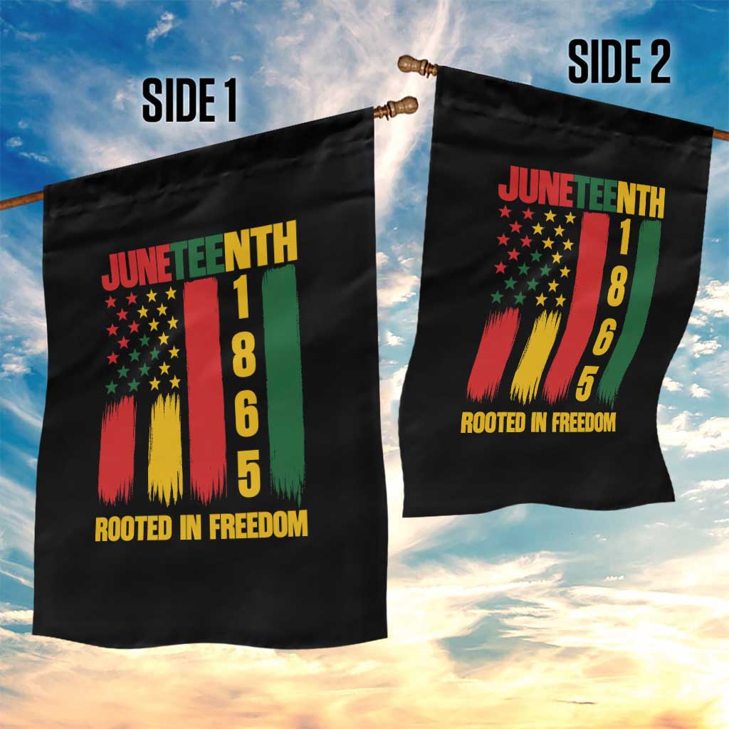Juneteenth 1865 Freedom Pride Garden Flag African American Heritage Graphic