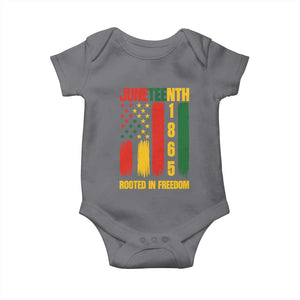 Juneteenth 1865 Freedom Pride Baby Onesie African American Heritage Graphic TS12 Charcoal Print Your Wear
