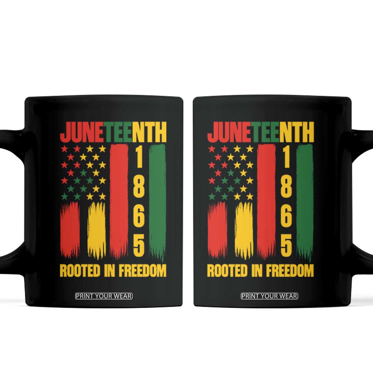 Juneteenth 1865 Freedom Pride Coffee Mug African American Heritage Graphic