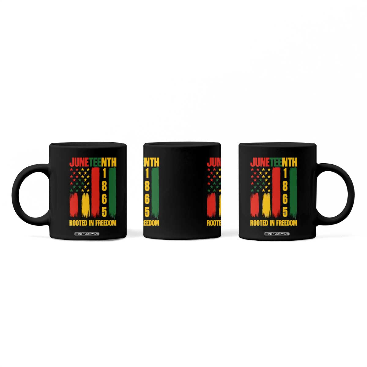 Juneteenth 1865 Freedom Pride Coffee Mug African American Heritage Graphic TS12 Print Your Wear