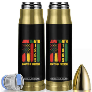 Juneteenth 1865 Freedom Pride Bullet Tumbler African American Heritage Graphic TS12 Black Print Your Wear