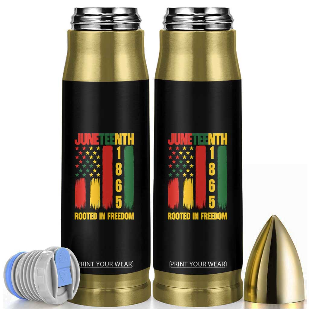 Juneteenth 1865 Freedom Pride Bullet Tumbler African American Heritage Graphic TS12 Black Print Your Wear