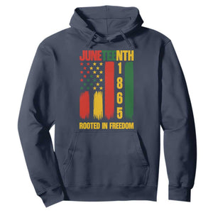 Juneteenth 1865 Freedom Pride Hoodie African American Heritage Graphic TS12 Navy Print Your Wear