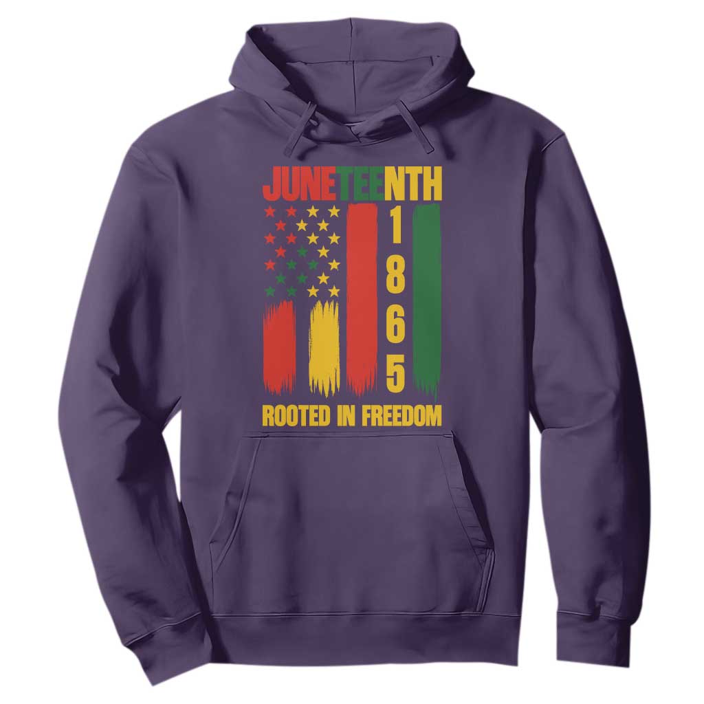 Juneteenth 1865 Freedom Pride Hoodie African American Heritage Graphic TS12 Purple Print Your Wear