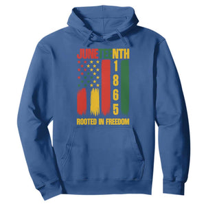 Juneteenth 1865 Freedom Pride Hoodie African American Heritage Graphic TS12 Royal Blue Print Your Wear