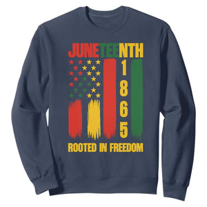 Juneteenth 1865 Freedom Pride Sweatshirt African American Heritage Graphic