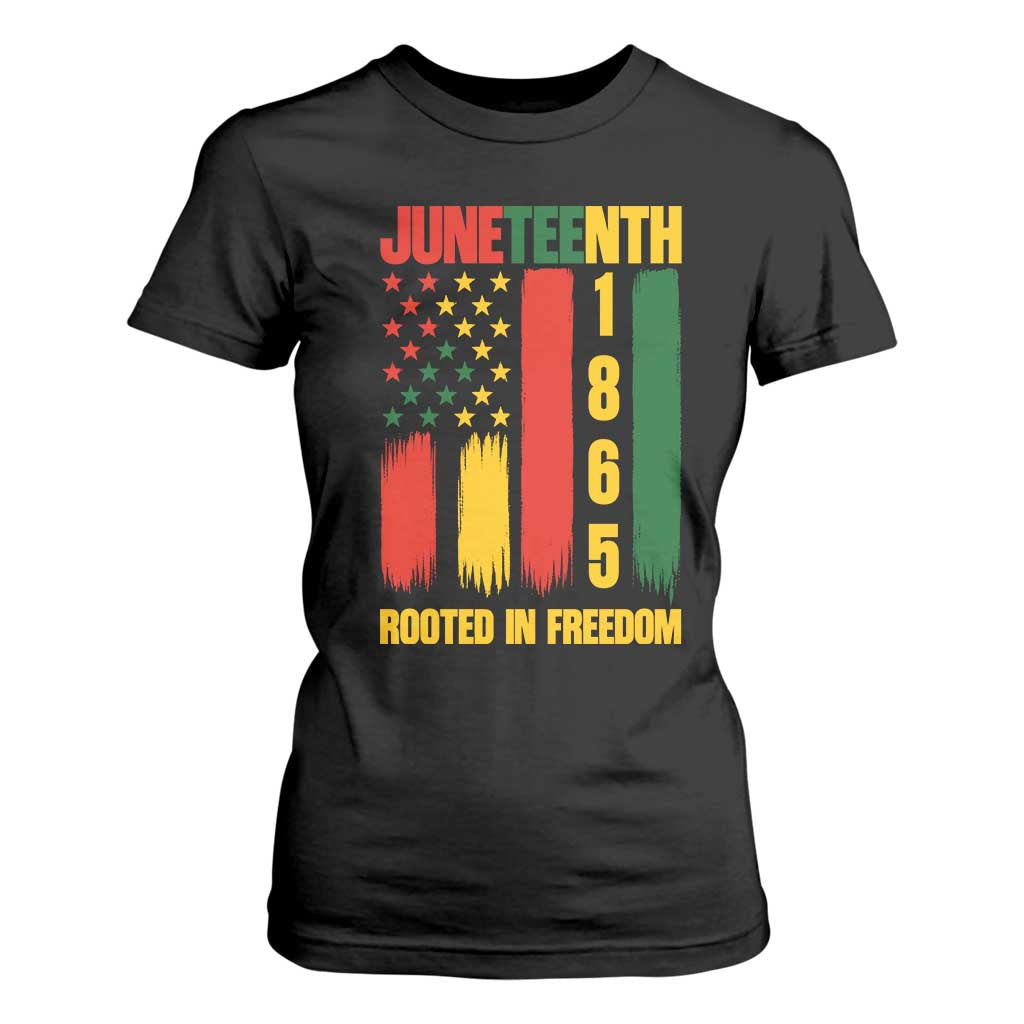 Juneteenth 1865 Freedom Pride T Shirt For Women African American Heritage Graphic TS12 Black Print Your Wear