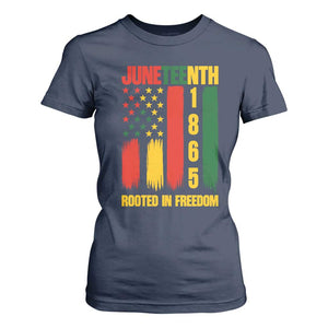 Juneteenth 1865 Freedom Pride T Shirt For Women African American Heritage Graphic TS12 Navy Print Your Wear