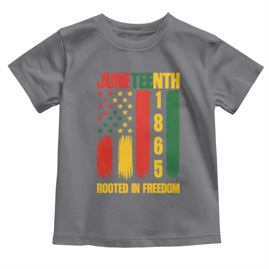 Juneteenth 1865 Freedom Pride Toddler T Shirt African American Heritage Graphic