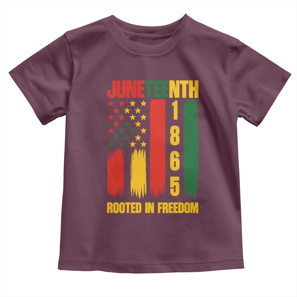Juneteenth 1865 Freedom Pride Toddler T Shirt African American Heritage Graphic
