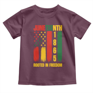 Juneteenth 1865 Freedom Pride Toddler T Shirt African American Heritage Graphic