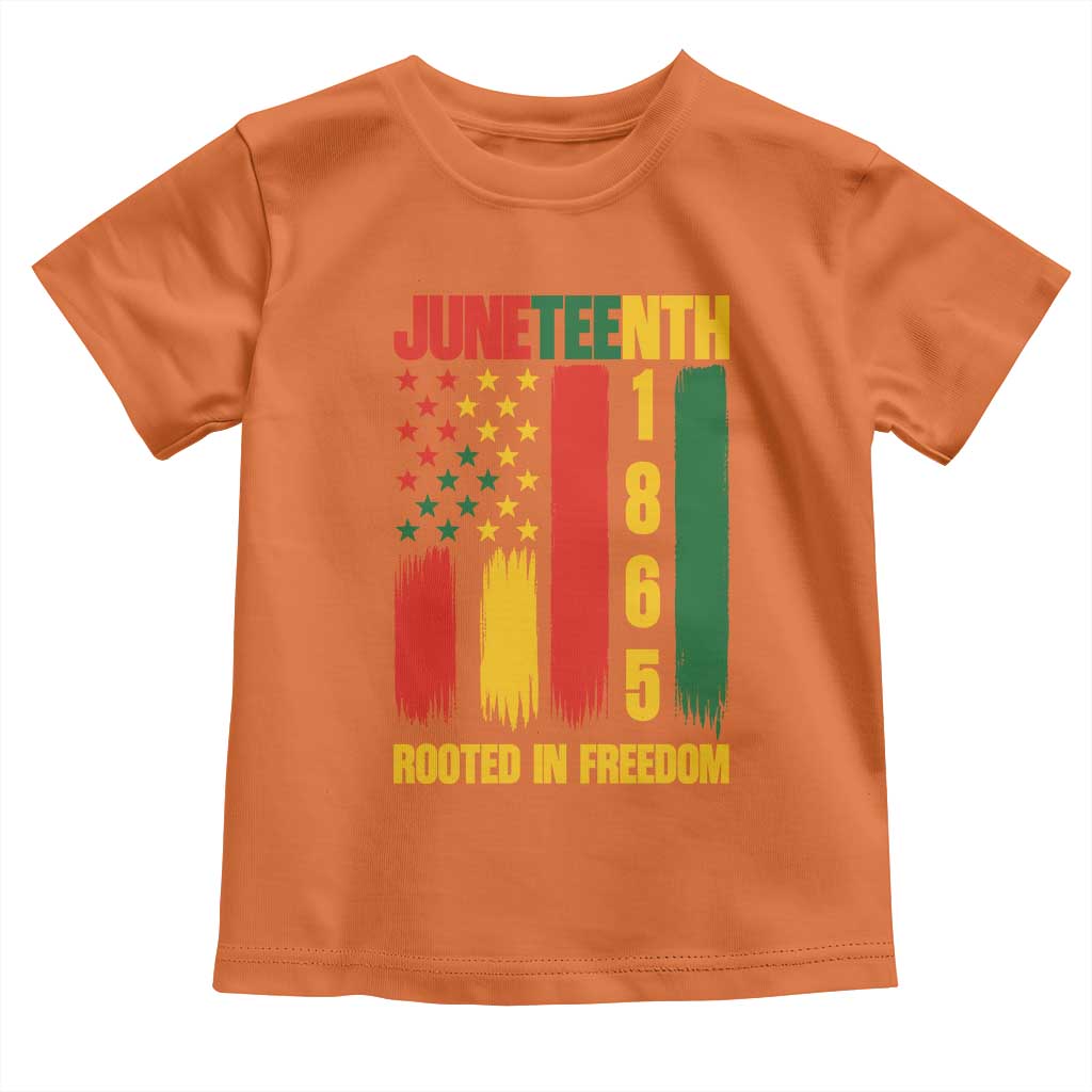 Juneteenth 1865 Freedom Pride Toddler T Shirt African American Heritage Graphic