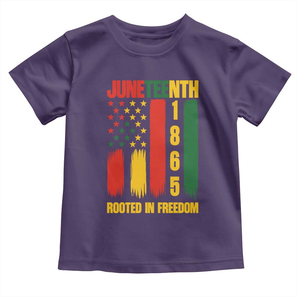Juneteenth 1865 Freedom Pride Toddler T Shirt African American Heritage Graphic