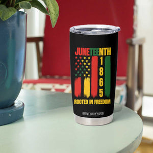 Juneteenth 1865 Freedom Pride Tumbler Cup African American Heritage Graphic TS12 Print Your Wear