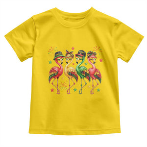 Funny Juneteenth Flamingos Squad Toddler T Shirt African American Heritage TS12 Daisy Print Your Wear