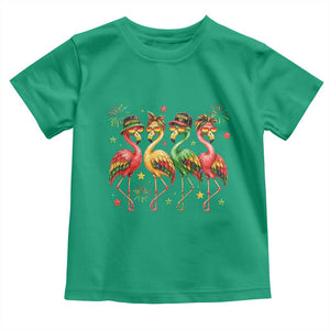 Funny Juneteenth Flamingos Squad Toddler T Shirt African American Heritage TS12 Irish Green Print Your Wear
