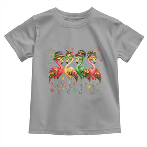 Funny Juneteenth Flamingos Squad Toddler T Shirt African American Heritage TS12 Sport Gray Print Your Wear