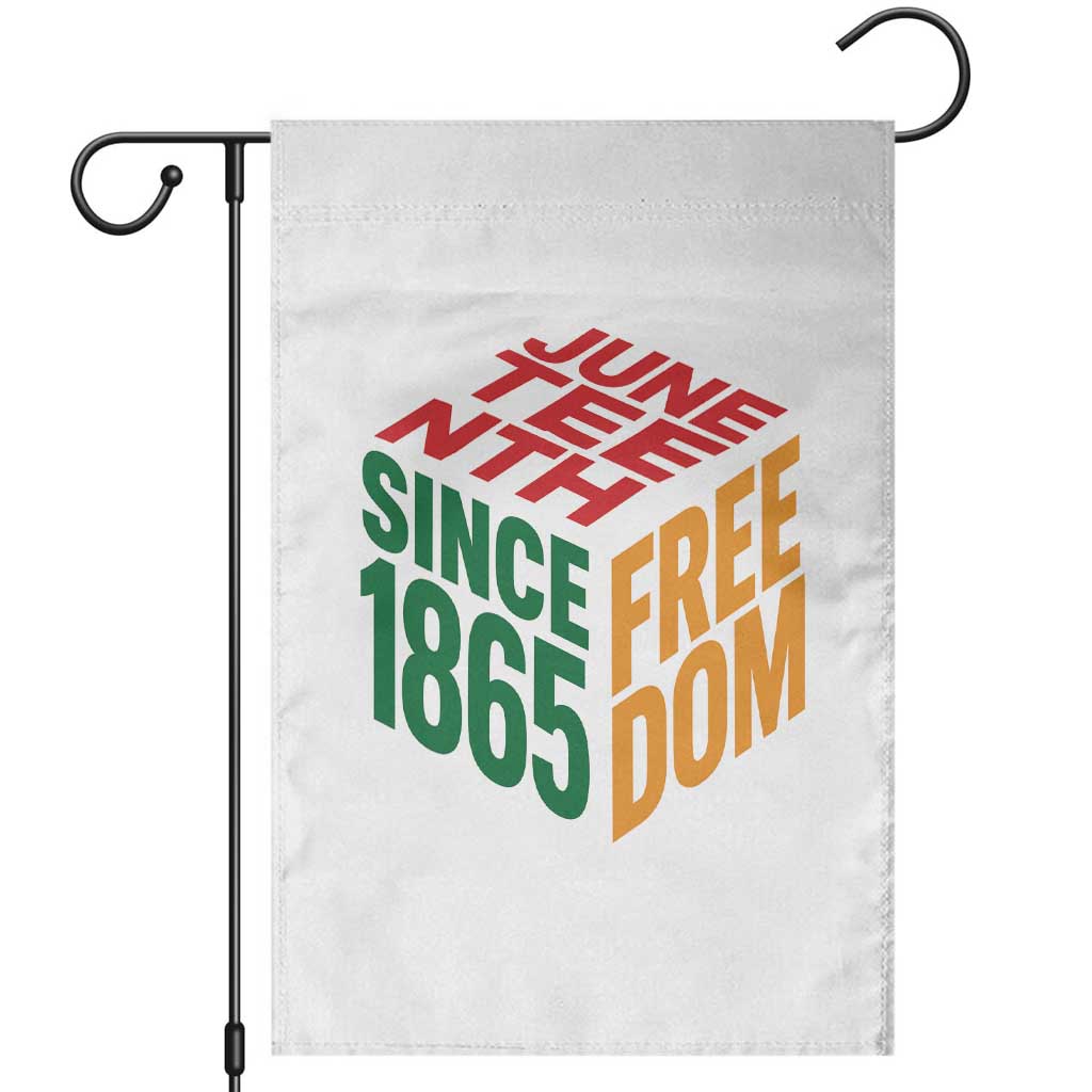 Juneteenth 1865 Freedom Garden Flag African American Pride