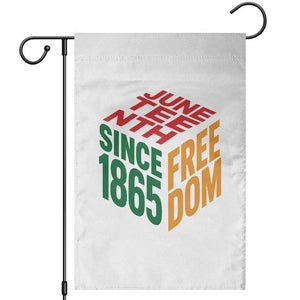 Juneteenth 1865 Freedom Garden Flag African American Pride