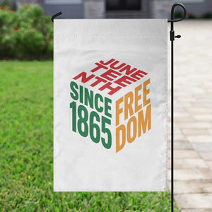 Juneteenth 1865 Freedom Garden Flag African American Pride