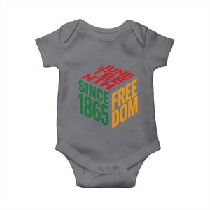 Juneteenth 1865 Freedom Baby Onesie African American Pride
