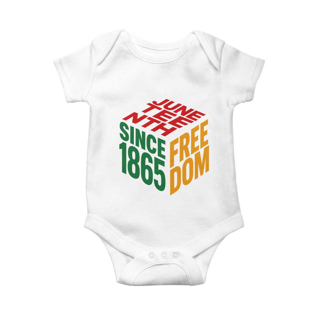 Juneteenth 1865 Freedom Baby Onesie African American Pride