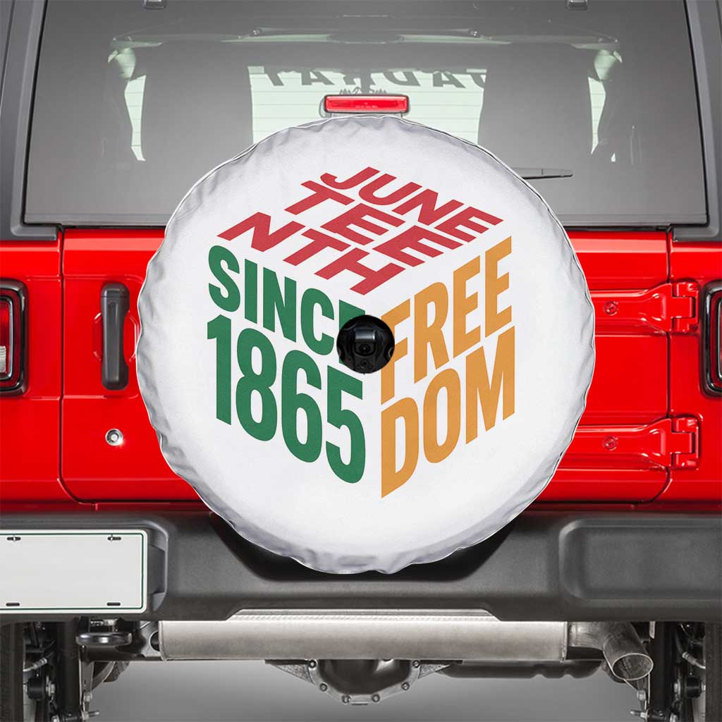 Juneteenth 1865 Freedom Spare Tire Cover African American Pride