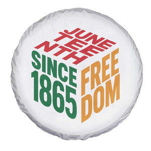 Juneteenth 1865 Freedom Spare Tire Cover African American Pride