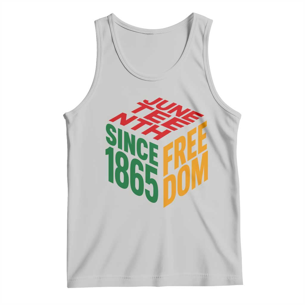 Juneteenth 1865 Freedom Tank Top African American Pride TS12 Ash Print Your Wear