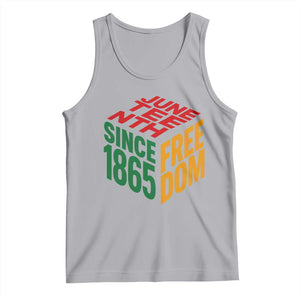 Juneteenth 1865 Freedom Tank Top African American Pride TS12 Athletic Heather Print Your Wear
