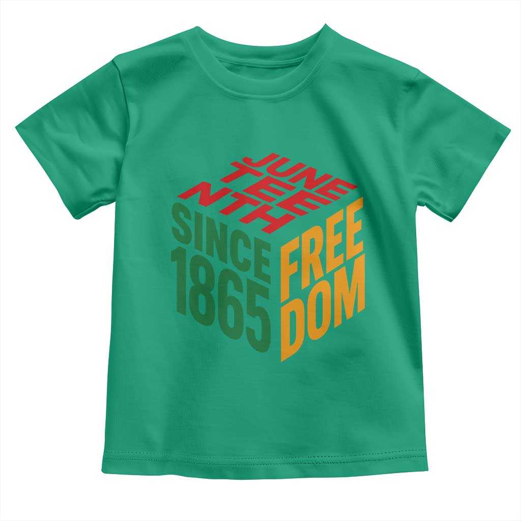 Juneteenth 1865 Freedom Toddler T Shirt African American Pride TS12 Irish Green Print Your Wear