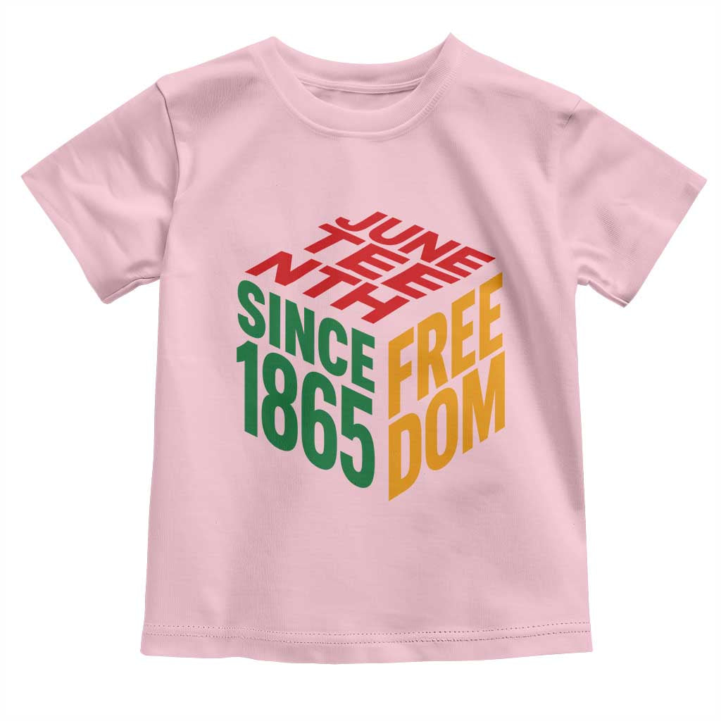Juneteenth 1865 Freedom Toddler T Shirt African American Pride TS12 Light Pink Print Your Wear