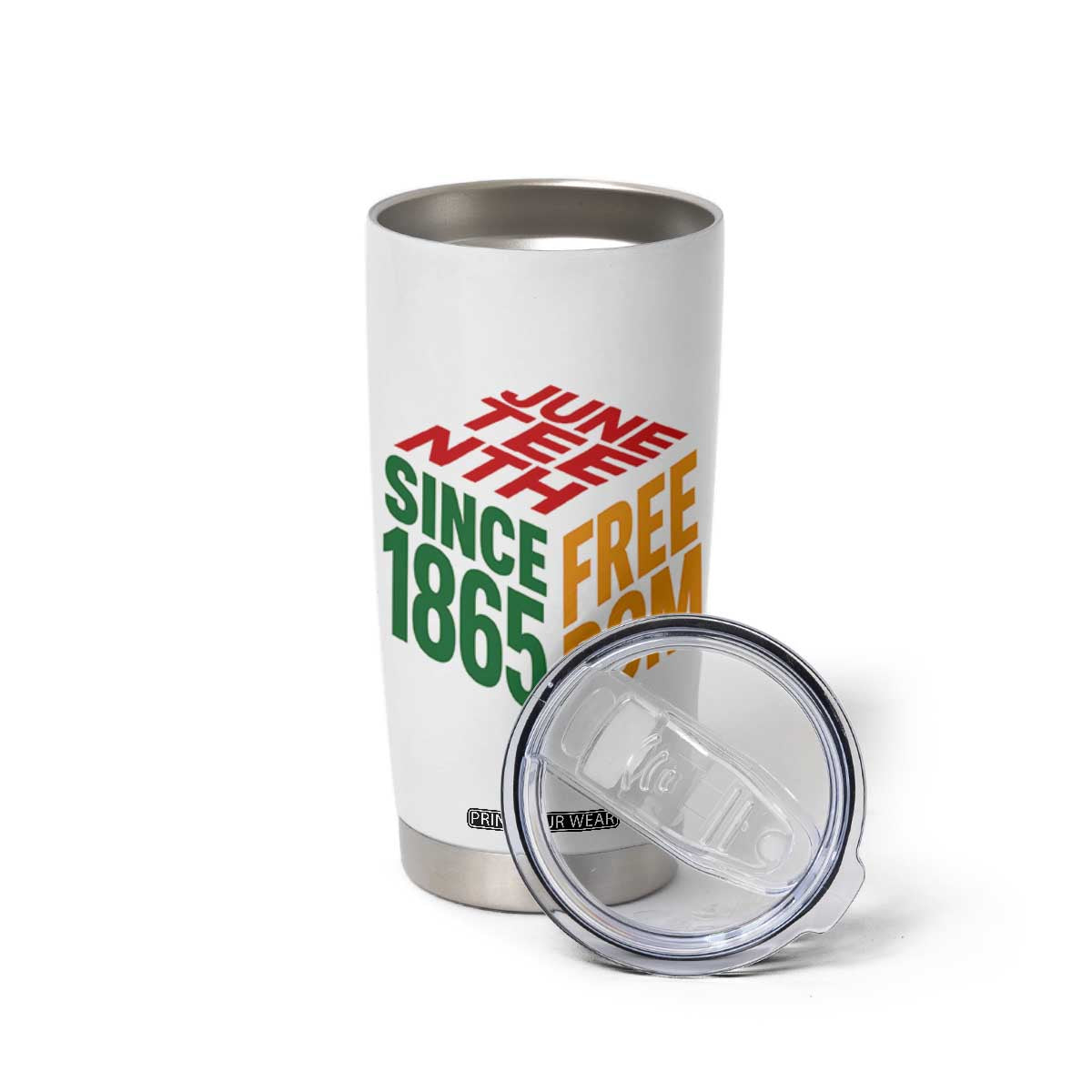 Juneteenth 1865 Freedom Tumbler Cup African American Pride TS12 Print Your Wear
