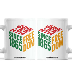 Juneteenth 1865 Freedom Coffee Mug African American Pride