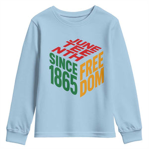 Juneteenth 1865 Freedom Youth Sweatshirt African American Pride
