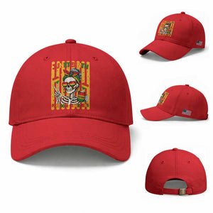 Skeleton Juneteenth Freedom Baseball Cap African American Pride Gift