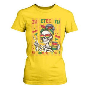 Skeleton Juneteenth Freedom T Shirt For Women African American Pride Gift TS12 Daisy Print Your Wear