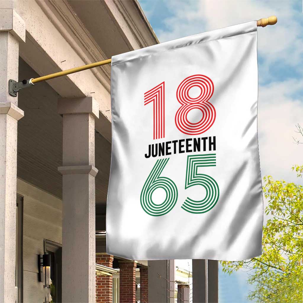 Vintage Juneteenth 1865 Garden Flag Retro Striped Number Graphic TS12 Print Your Wear