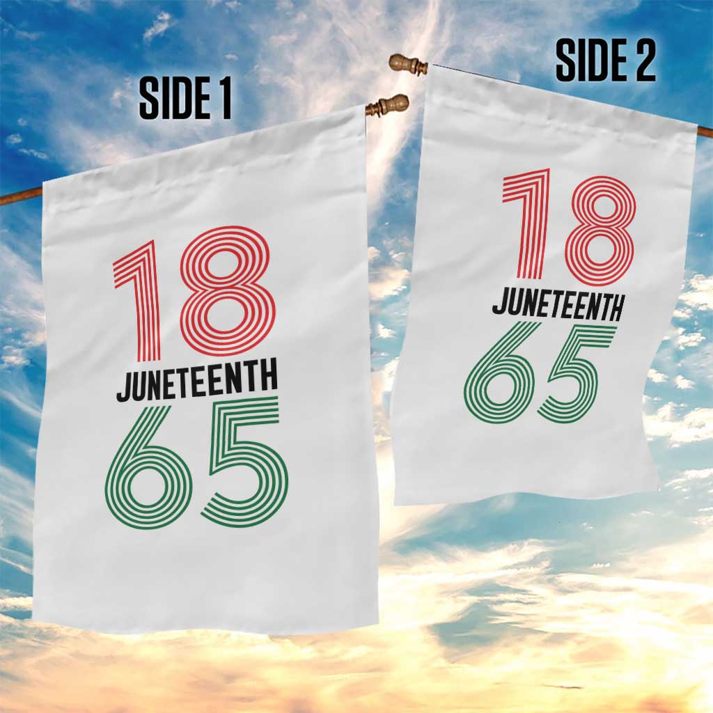 Vintage Juneteenth 1865 Garden Flag Retro Striped Number Graphic TS12 Print Your Wear