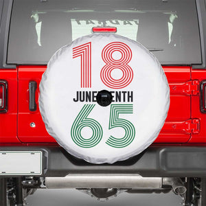 Vintage Juneteenth 1865 Spare Tire Cover Retro Striped Number Graphic