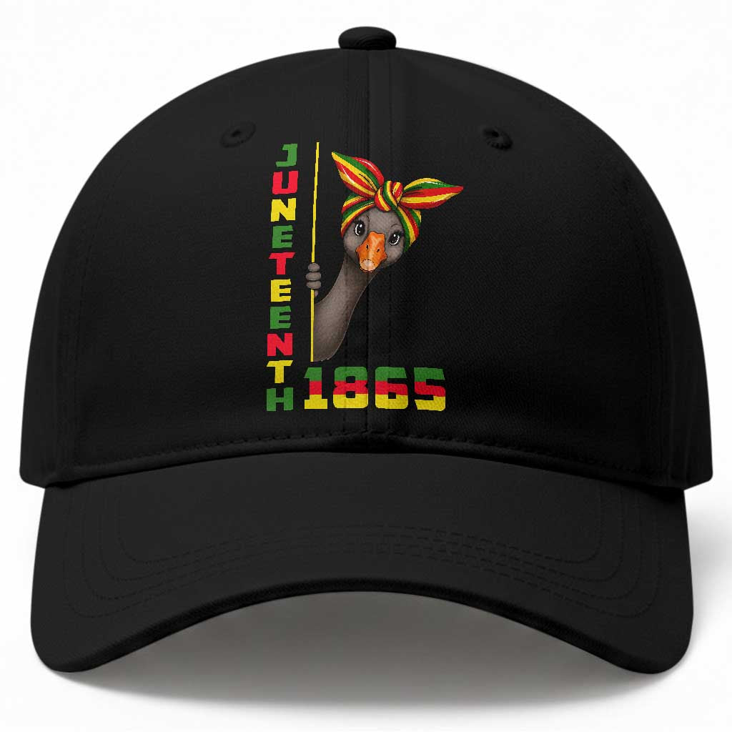 Funny Juneteenth Goose Baseball Cap African American Pride Gift