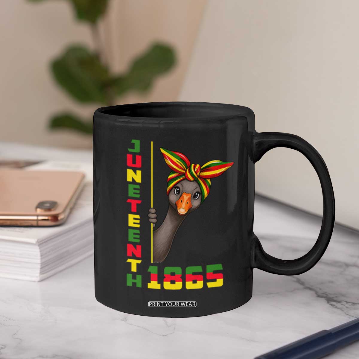 Funny Juneteenth Goose Coffee Mug African American Pride Gift