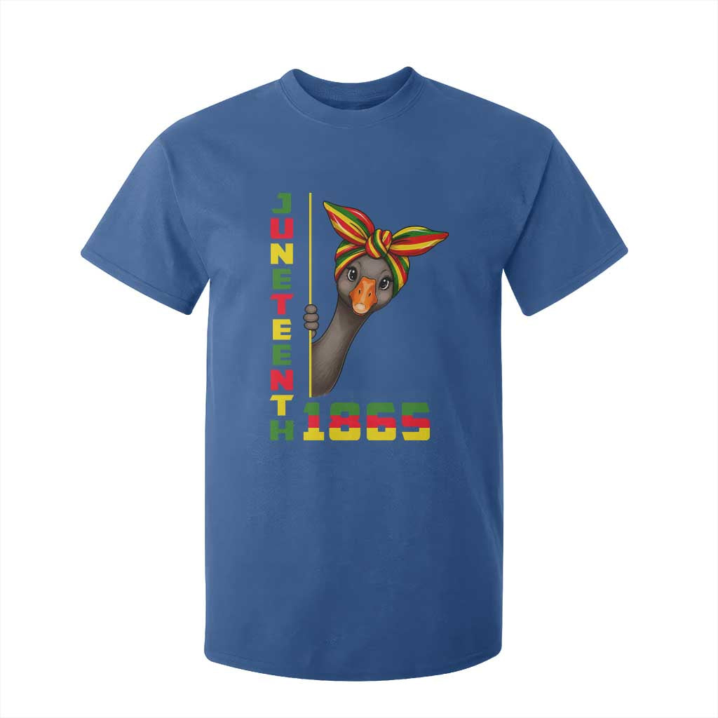 Funny Juneteenth Goose T Shirt For Kid African American Pride Gift TS12 Royal Blue Print Your Wear