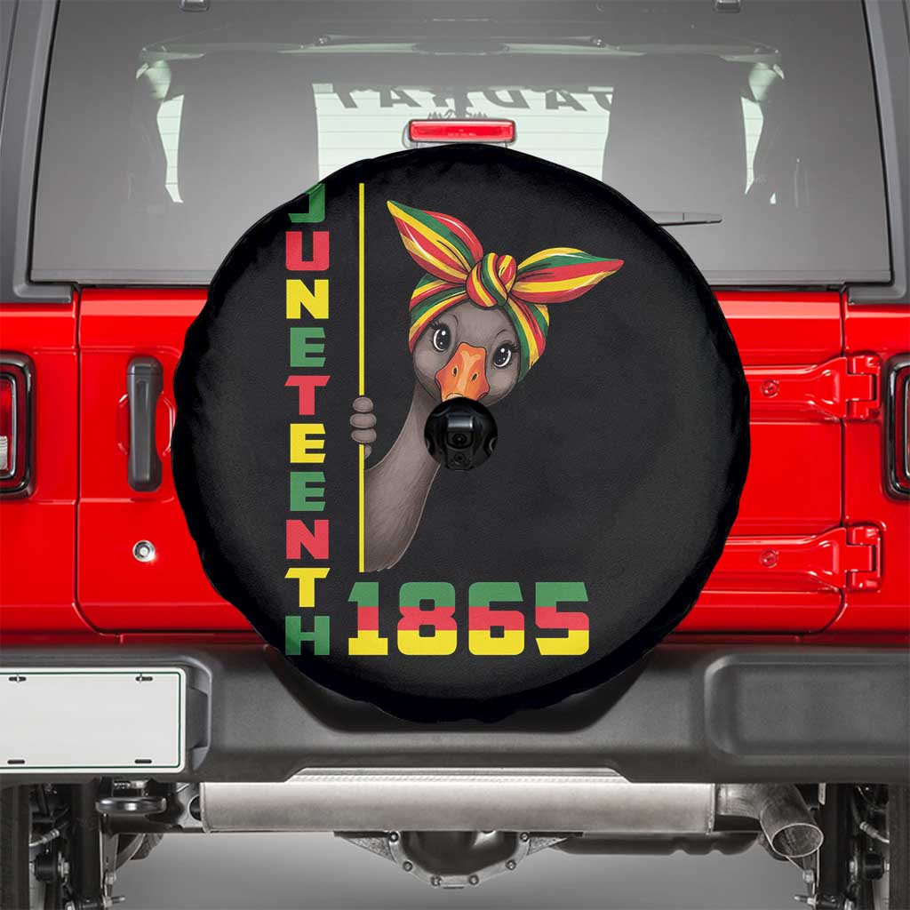 Funny Juneteenth Goose Spare Tire Cover African American Pride Gift TS12 Black Print Your Wear