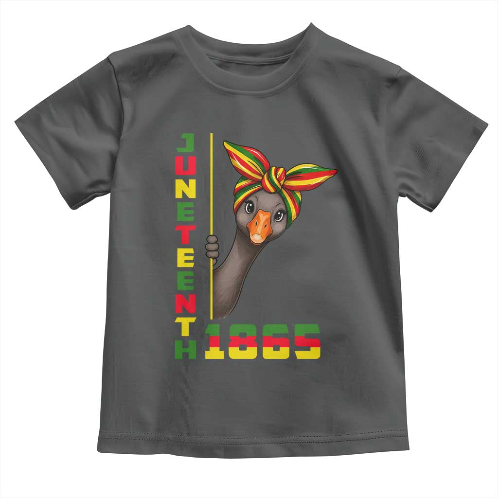 Funny Juneteenth Goose Toddler T Shirt African American Pride Gift