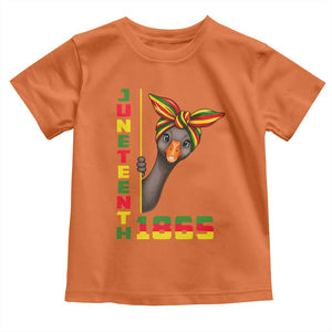 Funny Juneteenth Goose Toddler T Shirt African American Pride Gift