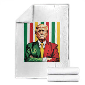 Juneteenth American Leader Inspiration Throw Blanket 1865 American Heritage Gift