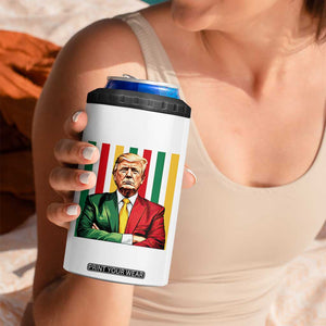 Juneteenth American Leader Inspiration 4 in 1 Can Cooler Tumbler 1865 American Heritage Gift TS12 Print Your Wear