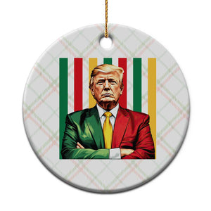 Juneteenth American Leader Inspiration Ceramic Ornament 1865 American Heritage Gift TS12 1pc Christmas Plaid Print Your Wear