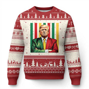 Juneteenth American Leader Inspiration Ugly Christmas Sweater 1865 American Heritage Gift